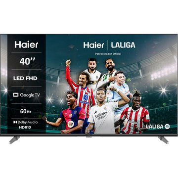 Haier 101.0 Centimeter (40) H40K85EFX Full HD Google Assistant with Smart Remote Control Smart Google LED TV (2024 Edition, Black)